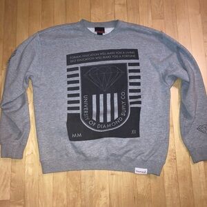 Gray Diamond Supply Co Formal Education/Self Education Sweatshirt size Large